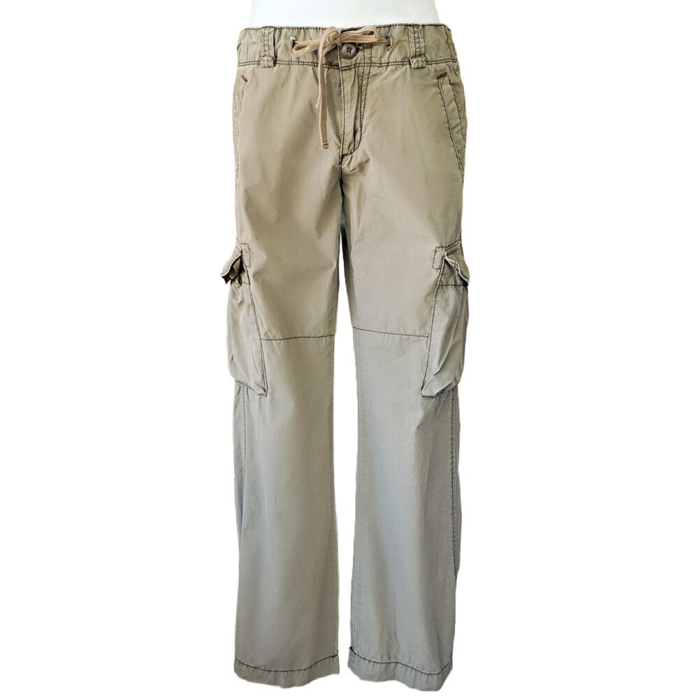 Ralph Lauren Women's Tan Straight-Leg Cargo Pants - Picture 2 of 8